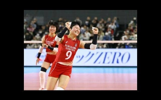 古川学園、２１年ぶり４度目Ｖ王手！２年生コンビでフルセット逆転勝ち／春高バレー