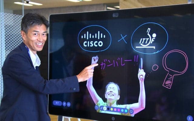 シスコ・生田氏に聞く、卓球W杯テクノロジー支援「アイドルのライブを応用します」＜卓球応援企業特集＞