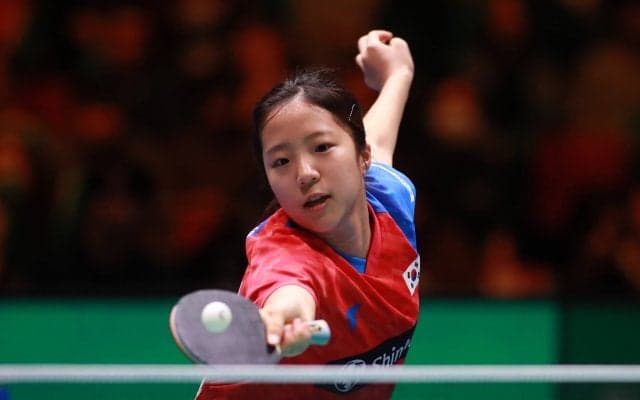 韓国の天才卓球少女・申裕斌、笑顔で中学卒業　水谷/伊藤ペア下した逸材