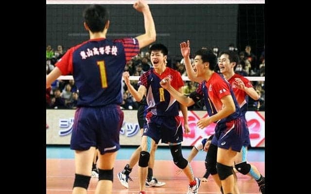 初優勝の京都・東山、１００点満点の勝利　春高バレー