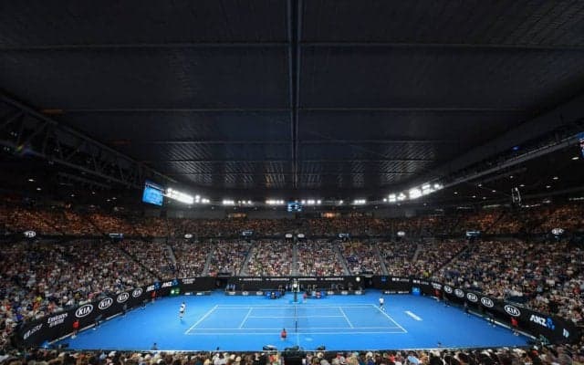全豪オープン、試合コートを屋内のみにする可能性