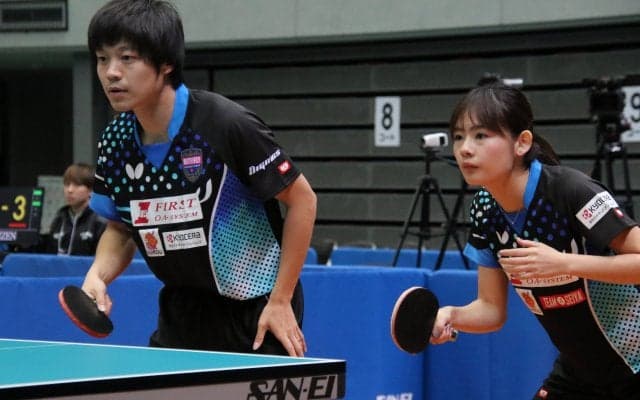 大矢/堀ペア、2回戦へ　全日本勇退表明の岸川聖也がベンチコーチに＜全日本卓球2020＞