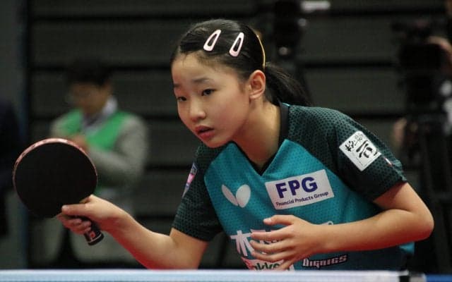 張本美和、本領発揮でジュニア女子3回戦進出＜全日本卓球2020＞