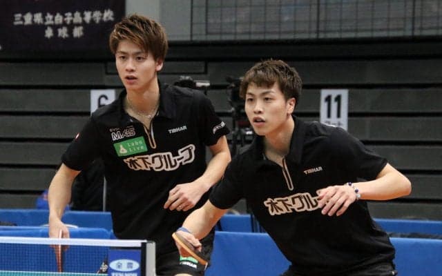 田添兄弟ペア、快勝で3回戦へ　「表彰台に上れるように」＜全日本卓球2020＞
