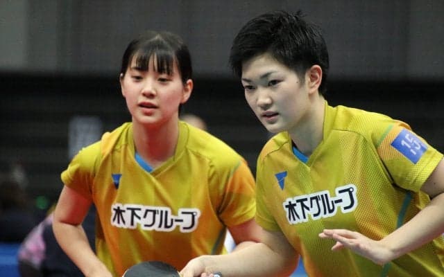“ダブルみゆう”長﨑/木原、好スタート　「お互い補い合えている」＜全日本卓球2020＞