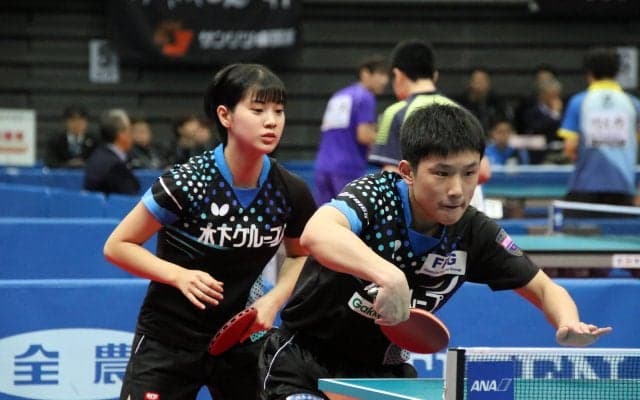 張本/長﨑、4強入り　「連携と個の力を使って勝ちたい」と意気込み＜全日本卓球2020＞
