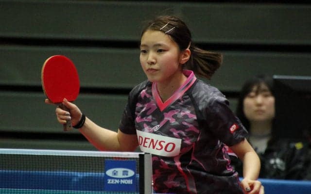 混合複ベスト4・阿部愛莉、女子単4回戦へ　「日本で今一番強い相手」伊藤美誠へ挑む＜全日本卓球2020＞