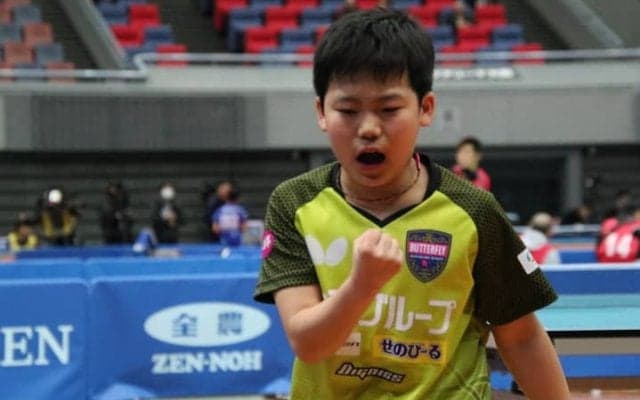 スーパー小学生・松島輝空　名電勢連破し決勝進出＜全日本卓球2020・ジュニア男女＞