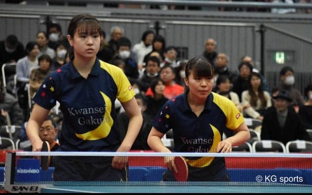 【卓球部】　小脇・村田組が全日本ベスト１６