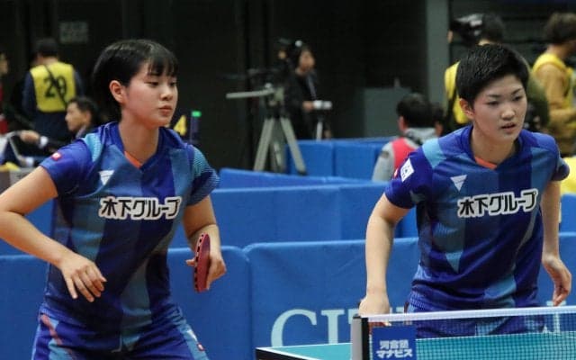 長﨑/木原、世界3位・佐藤/橋本下す　女子複16強決定＜全日本卓球2020＞