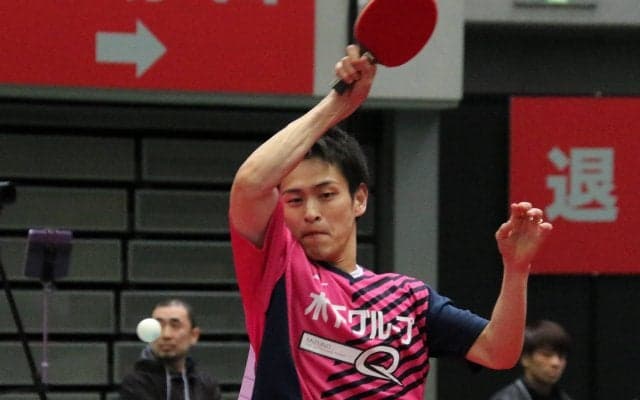 前年度準V・大島祐哉、初戦突破　“ベンチコーチ”水谷隼の助言に感謝＜全日本卓球2020＞