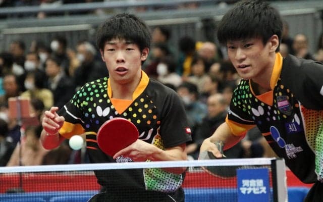 男子ダブルスは8強決定　高校生ペア・戸上/宮川、水谷/大島に挑む＜全日本卓球2020＞