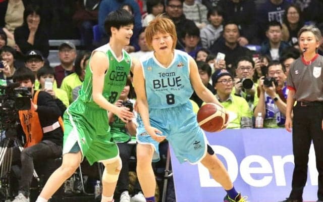 サービス精神全開のWリーグオールスターMIP髙田真希「自分たちが楽しみながら、お客さんも楽しんでもらえたら」