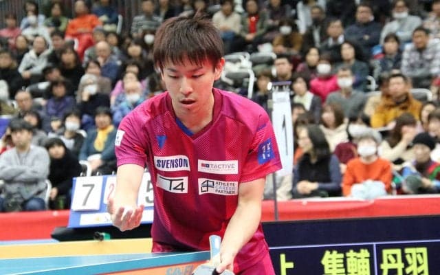 丹羽孝希、高校生王者・戸上に苦杯も「切り替えて頑張りたい」＜全日本卓球2020＞