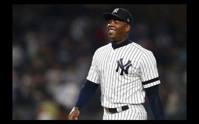 【MLB】人類最速チャップマンの“衝撃”肉体美にファン驚愕「ビーストモード」「ビッグボディ」