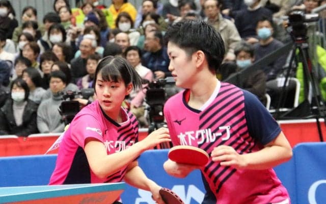 長﨑/木原ペア、決勝進出ならず　伊藤/早田と「一回は試合してみたかった」＜全日本卓球2020＞
