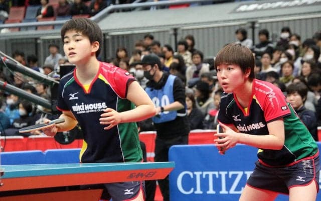 【速報】前年2位の芝田/大藤が決勝へ　“ダブルみゆう”長﨑/木原に大逆転勝利＜全日本卓球2020＞