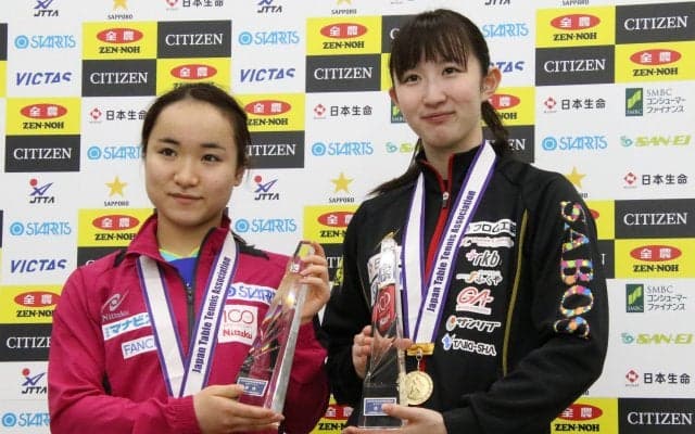 3連覇の伊藤美誠/早田ひなペア「自分たちらしいプレーができて楽しめた」＜全日本卓球2020＞