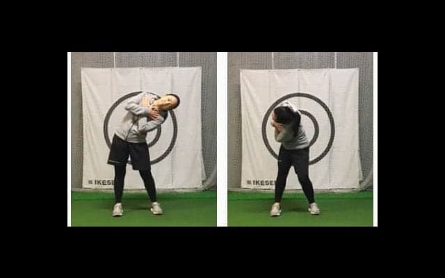 ゴルフで身体をスムーズに回すためのストレッチ