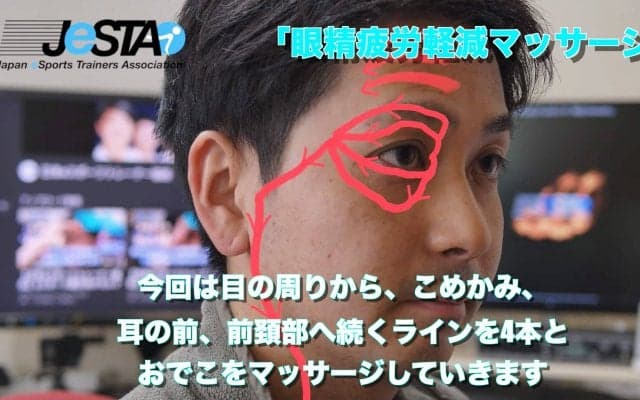 【eスポーツ選手向けセルフケア動画コラム#21】eスポーツプレイヤーのための眼精疲労軽減セルフマッサージ