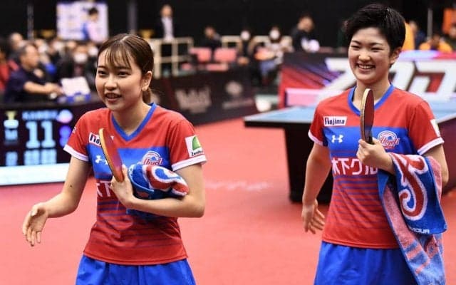 【Tリーグ】石川佳純の妹・梨良も初勝利　KA神奈川がニッペM下す