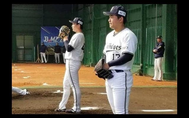 オリドラ1宮城、初ブルペンで強心臓ぶり発揮　首脳陣集結も「気にしませんでした」