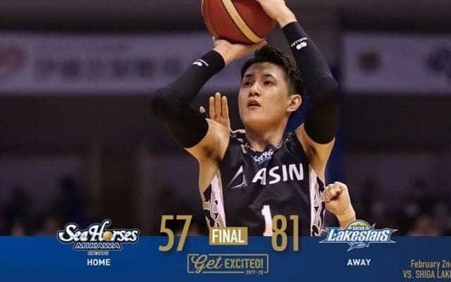 ミスが続いた三河。最後まで追いかける展開で滋賀に敗れる