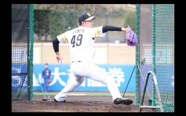 いきなり152キロの鷹・古谷に絶賛の嵐　投手コーチ「強烈」「十分戦力に」