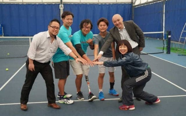 スポーツSDGsの取り組みとして、立位テニスを応援【第42回全国選抜高校テニス大会】