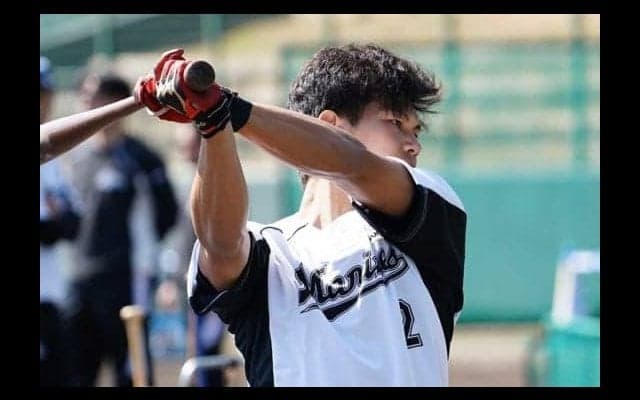 ロッテ藤原のマン振り特大弾にファン驚愕「柳田になれる！」「すげえ超えて笑った」