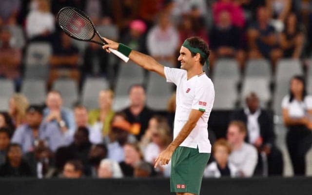 フェデラーがラグビー南ア代表のジャージ姿を披露