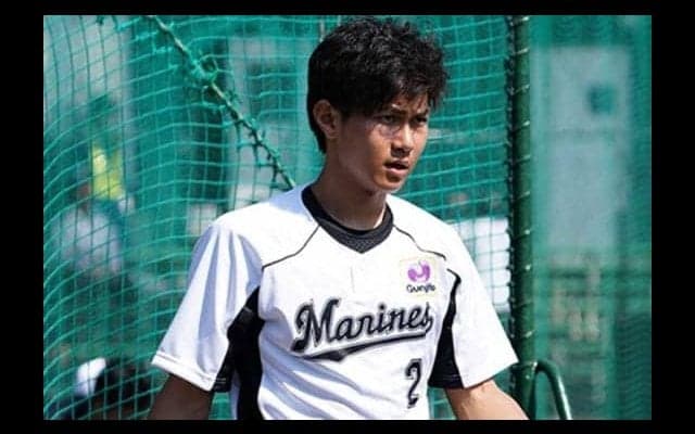 ロッテ藤原がパイの実を「あ～ん」　甘い擬似体験写真にファン大興奮「かっこよくて…」