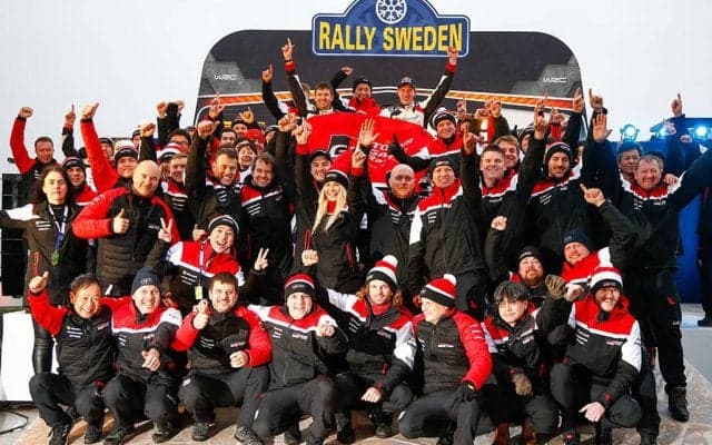 WRCスウェーデン：エバンスがスウェーデン初優勝で選手権首位に浮上。ロバンペラは総合3位、オジエは総合4位でフィニッシュ