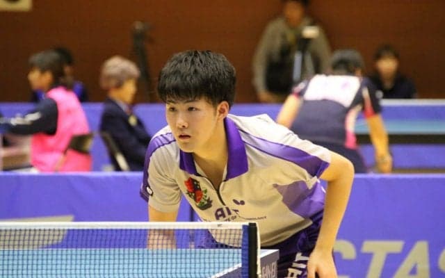 愛工大・宮本、後輩下し男子単優勝　女子単は高2・杉田が制す＜卓球・大阪オープン＞