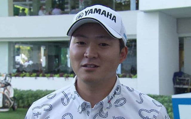 今平周吾、「アンダーで回れそうなコース、修正していきたい」と2日目以降の攻略を誓う