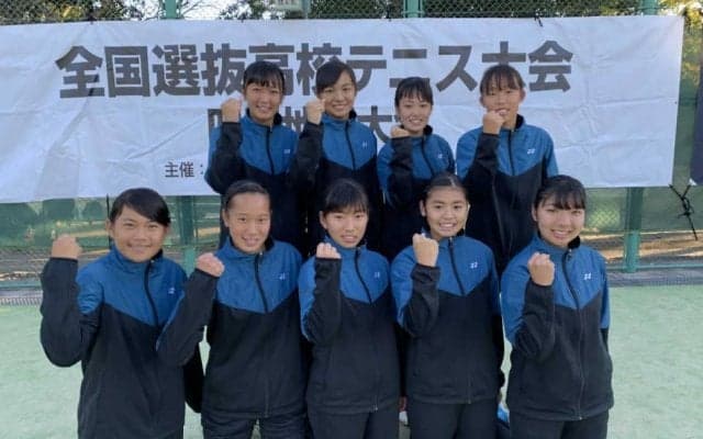いつも明るくにぎやか！香川県立高松北高等学校 女子【第42回全国選抜高校テニス大会】