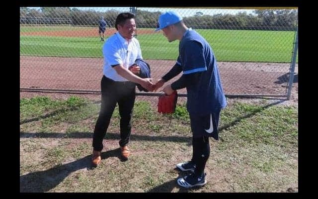 【MLB】筒香嘉智、24日デビュー戦でいきなり156キロ右腕と対戦！　笑い誘う「見えないかも」