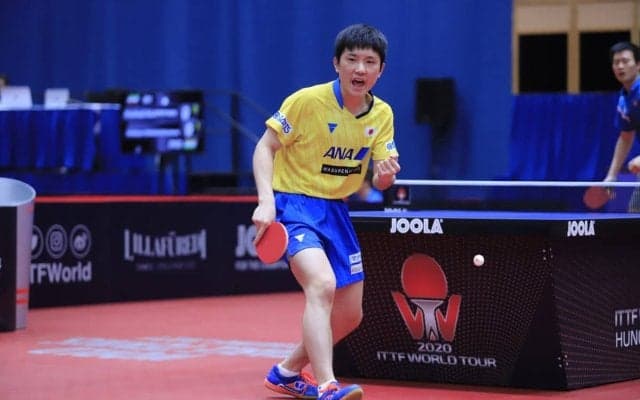 張本智和、決勝進出　ロンドン五輪メダリストに完勝＜卓球・ハンガリーオープン＞