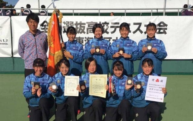 「全国優勝目指して頑張ります」四日市商業高等学校【第42回全国選抜高校テニス大会】