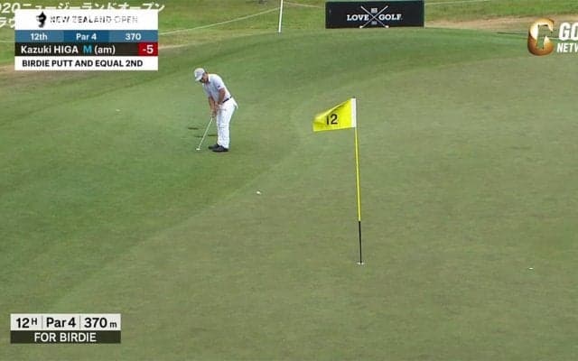 【動画】比嘉一貴、首位と2打差の5位タイスタート