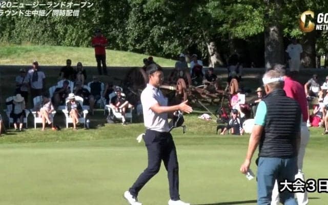 【動画】木下稜介、上がり3ホールで2バーディを奪い6位タイで最終日へ