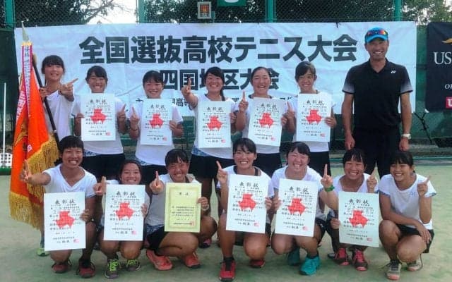 「1番目標への意識が高いチームだ！」徳島商業高等学校【第42回全国選抜高校テニス大会】