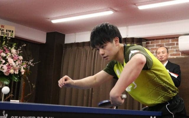 宇田幸矢、親孝行のチキータ披露　卓球場開店＆全日本Vのダブル祝い