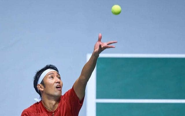 【速報】内山靖崇が第1セットを落とし、日本は苦しい展開に。デ杯 エクアドル戦