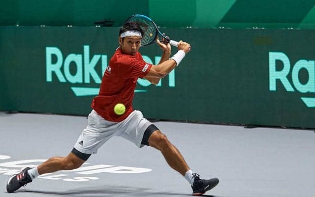 【速報】内山靖崇が第2セットを取り、望みを繋ぐ。デ杯 エクアドル戦