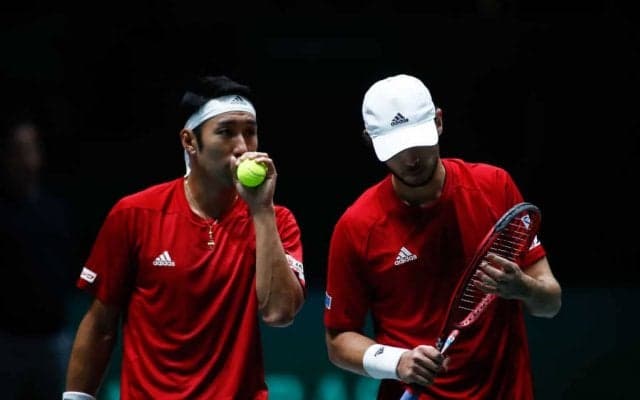 【速報】日本ペアが第1セットを落とし崖っぷちに。後がないデ杯 エクアドル戦