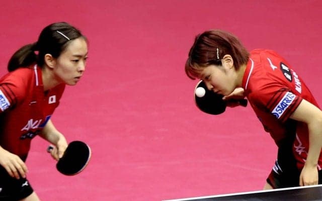 石川佳純/平野美宇、準決勝敗退　中国ペアに一歩及ばず＜卓球・カタールオープン＞
