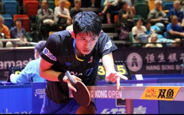 【卓球】吉村真晴、リオ五輪でも見せた得意の“背面打ち”を披露