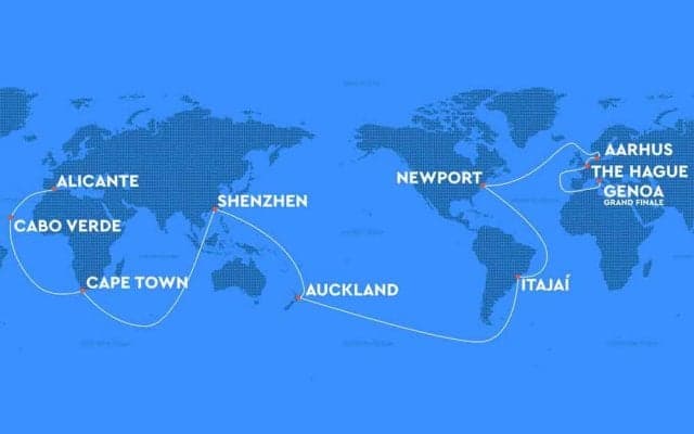 2021年スタート世界一周オーシャンレースの寄港地10都市を発表