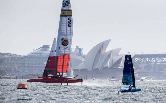 初開催SailGPインスパイアレーシング。日本から嶋倉、山崎選手が出場